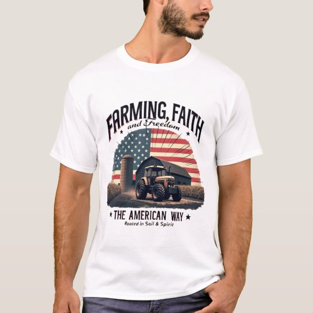 Camiseta Agricultura, fe y libertad (Anverso)