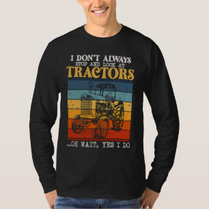 Camiseta Agricultura No Siempre Dejo De Mirar Tractores Vin
