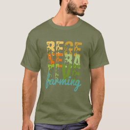 Camiseta Agricultura regenerativa verde saludable
