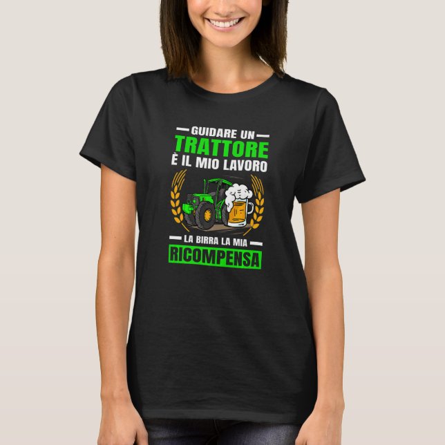 Camiseta Agriculture Beer My Tractor Reward Premium (Anverso)