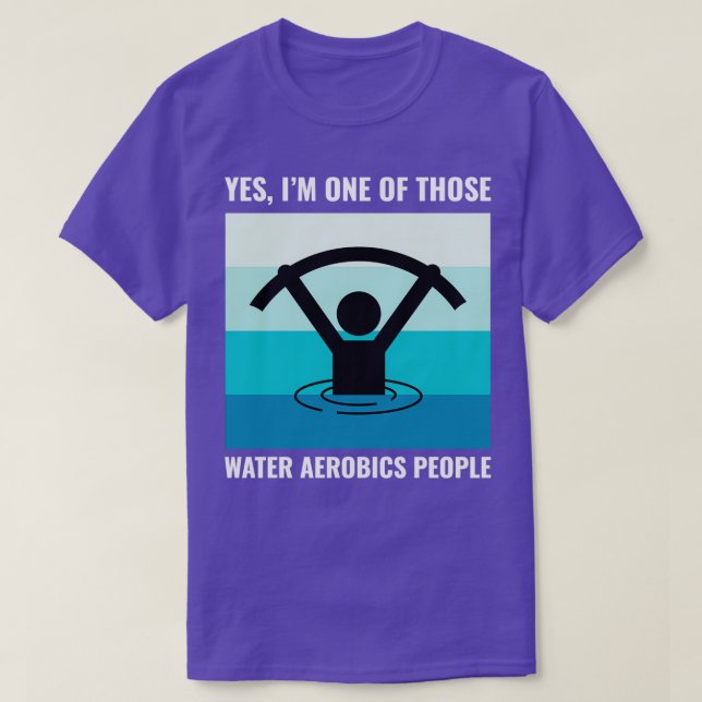 Camiseta Agua Aerobic Aire Acuático Ejercicio Aqua 22 (Diseño del anverso)