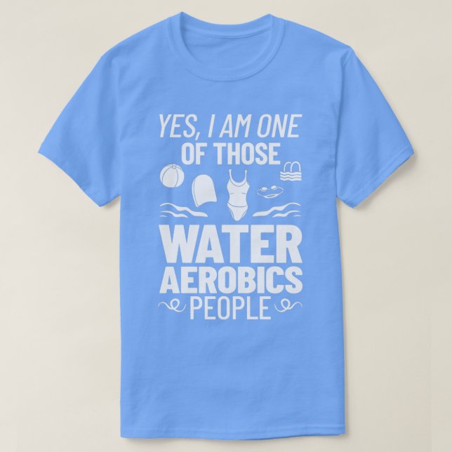 Camiseta Agua Aerobic Aqua Aquafit Fitness Workout 10 (Diseño del anverso)