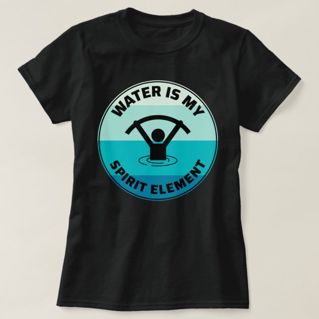 Camiseta Agua Aerobic fitness Acuática Ejercicio Aqua (Diseño del anverso)