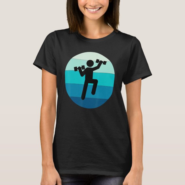 Camiseta Agua Aerobic Gimnasio Acuático Aqua Ejercicio de T (Anverso)