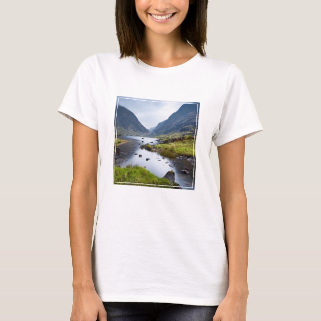 Camiseta Agua | Brecha del condado de Dunloe Kerry Ireland (Anverso)
