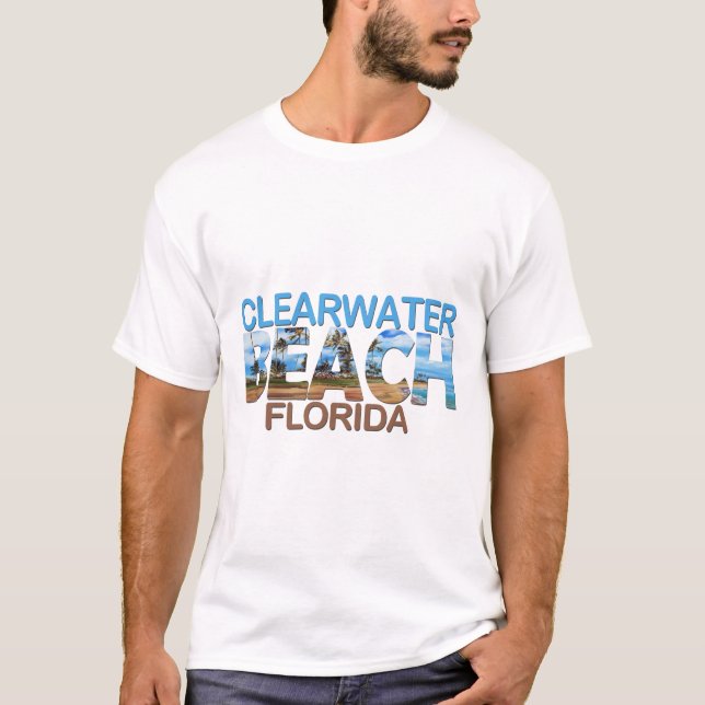 Camiseta Agua clara de verano-florida (Anverso)