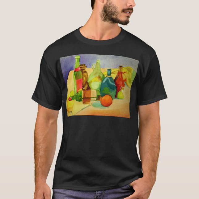 Camiseta Agua de la botella de vidrio (Anverso)