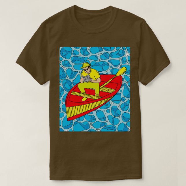 Camiseta Agua de la naturaleza de Canoe Reto 5 (Diseño del anverso)