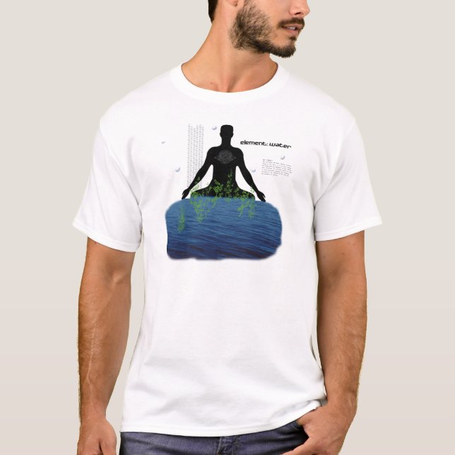 Camiseta Agua del elemento (Anverso)