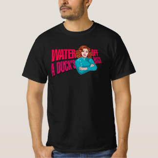 Camiseta Agua del monzón de Jinkx de la espalda de un pato