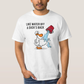 Camiseta Agua del monzón Jinkx de la espalda de un pato