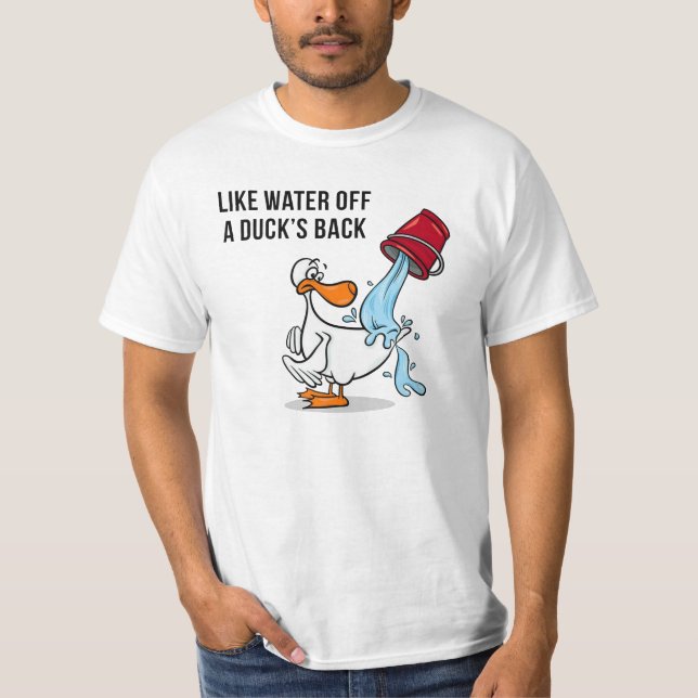 Camiseta Agua del monzón Jinkx de la espalda de un pato (Anverso)