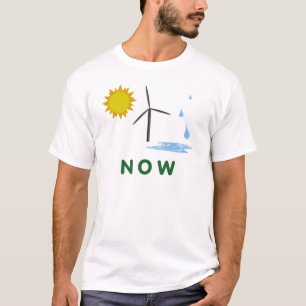 Camiseta agua del viento del sol ahora