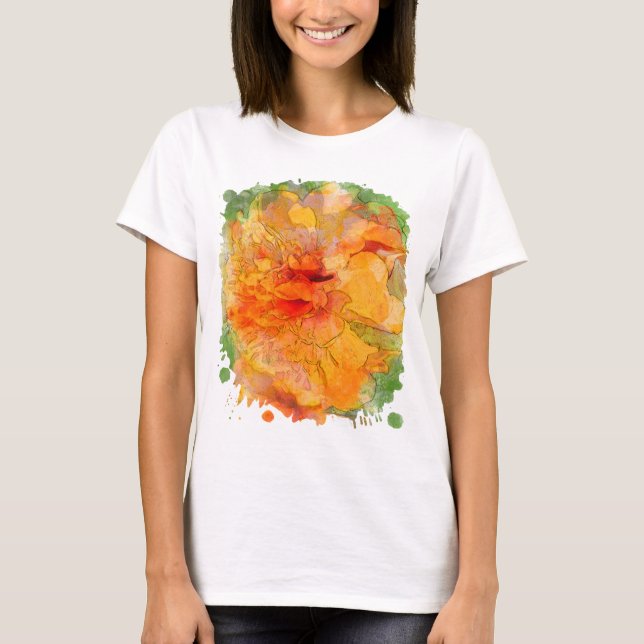 Camiseta Agua dorada (Anverso)