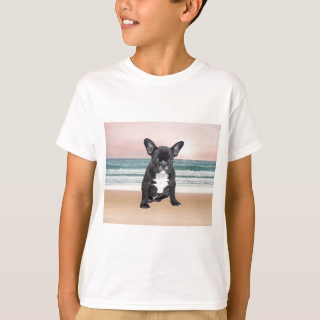 Camiseta Agua dulce de Bulldog francés (Anverso)