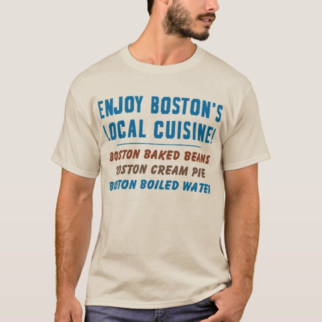 Camiseta Agua hervida en Boston (Anverso)