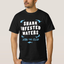 Camiseta Agua Infestada De Tiburón - Cita De Buceo En Scuba