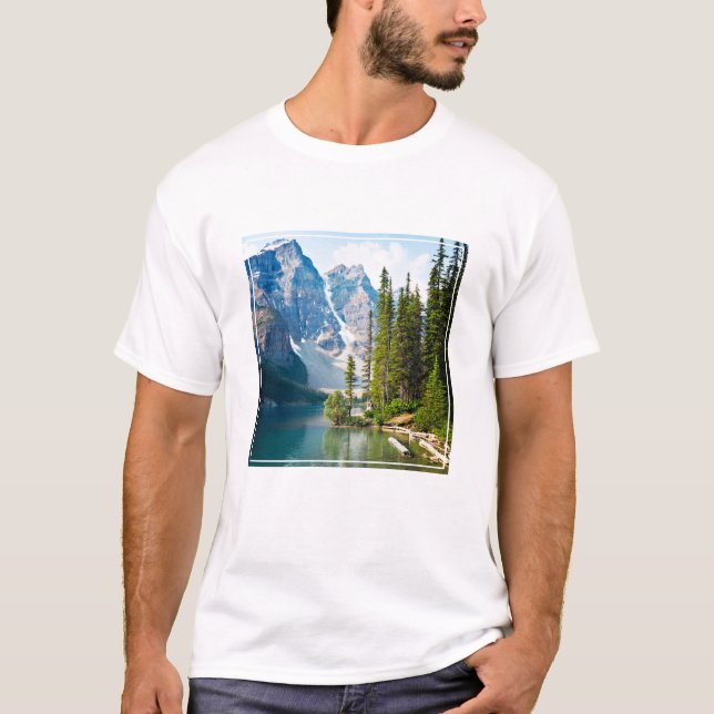 Camiseta Agua | Lago Moraine, Canadá (Anverso)