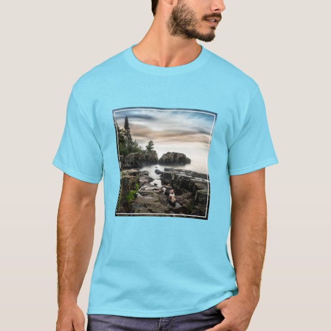 Camiseta Agua | Lago Superior Gran Marais, Minnesota (Anverso)