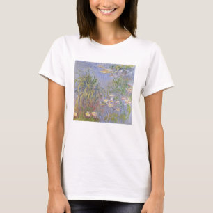 Camiseta Agua-Lirios de Claude Monet el , racimo de hierba
