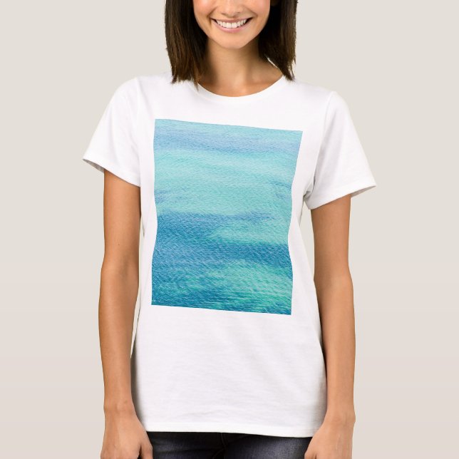 Camiseta Agua marina de superficie (Anverso)