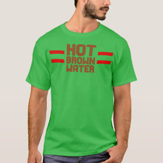 Camiseta Agua marrón caliente