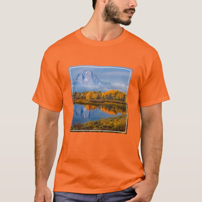 Camiseta Agua | Oxbow Bend Jackson Wyoming (Anverso)