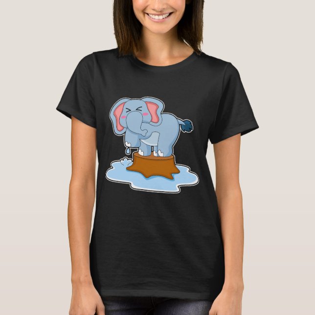 Camiseta Agua para elefantes (Anverso)