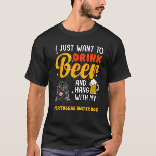 Camiseta Agua portuguesa papá, solo quiero beber cerveza