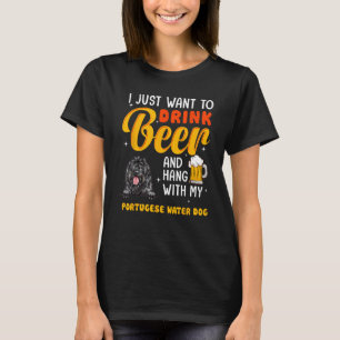Camiseta Agua portuguesa papá, solo quiero beber cerveza