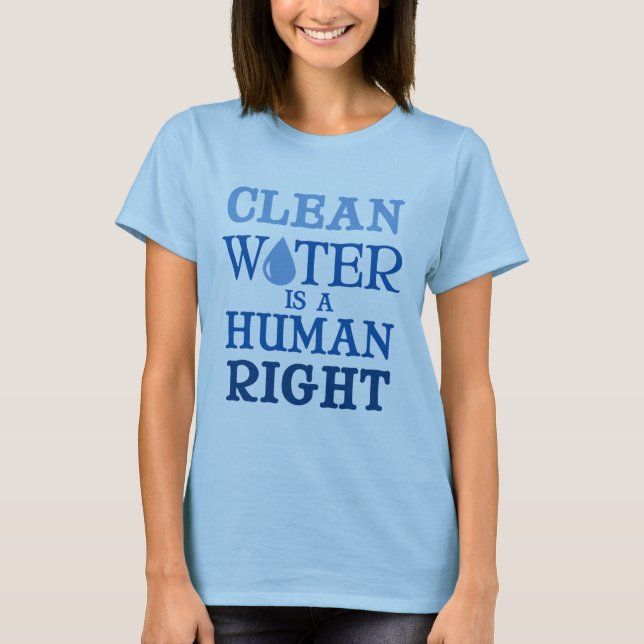 Camiseta Agua potable (Anverso)