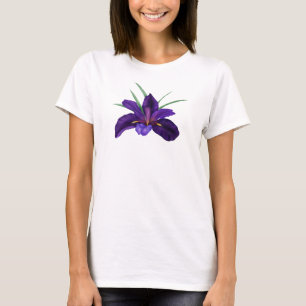 Camiseta Agua Púrpura Profunda Bog Ilustracion Iris