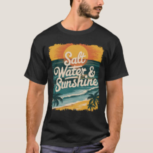 Camiseta Agua salada Sunshine verano vacaciones playa Lover