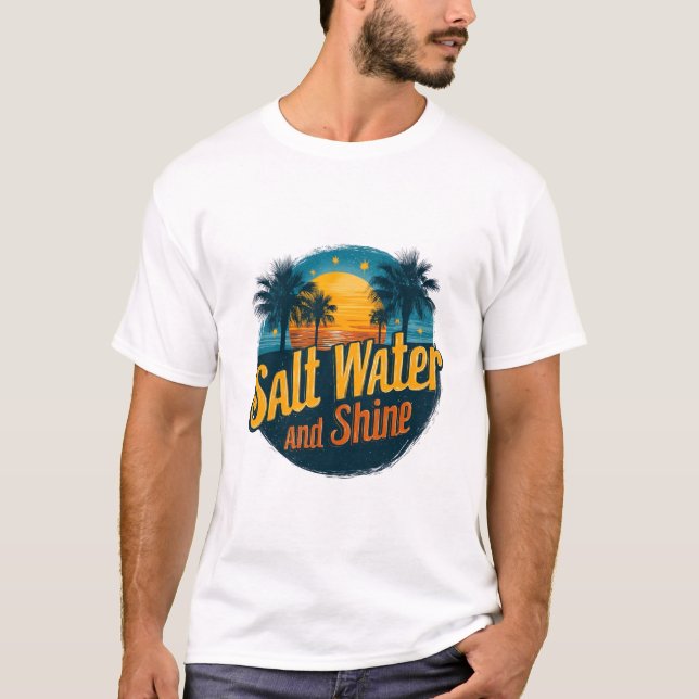 Camiseta Agua salada y sol (Anverso)