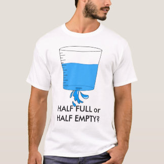 Camiseta ¿agua, SEMILLENO o SEMIVACÍO?