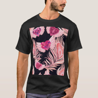 Camiseta Agua suave y transparente patrón de San Valentín