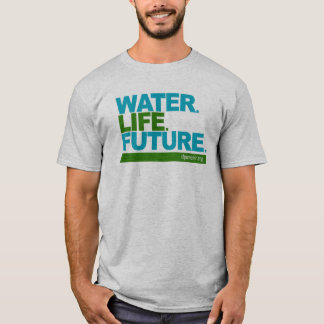 Camiseta Agua. Vida. Futuro.