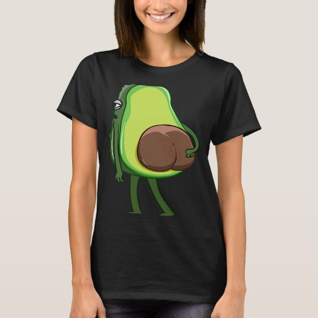 Camiseta Aguacamole Butt Cute Aguacate Guacamole (Anverso)