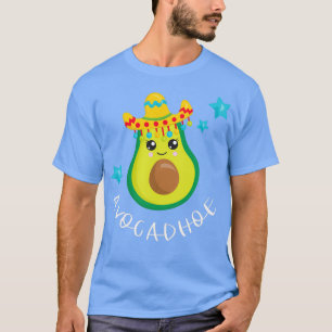 Camiseta Aguacamole mexicano aguacate con estrella azul