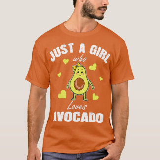 Camiseta Aguacamole, un Chica que ama aguacate
