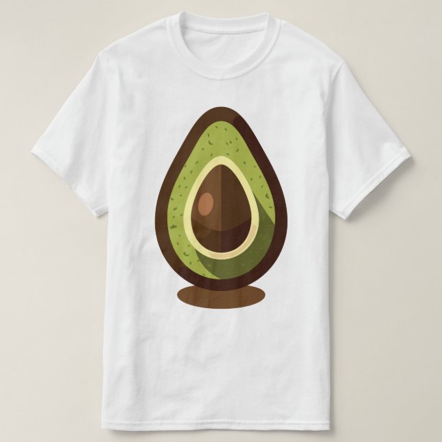 Camiseta aguacate (Diseño del anverso)