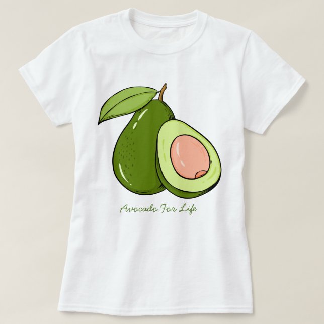 Camiseta Aguacate (Diseño del anverso)