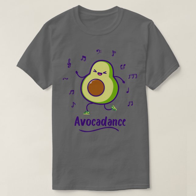 Camiseta aguacate (Diseño del anverso)