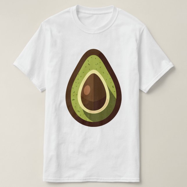 Camiseta aguacate (Diseño del anverso)