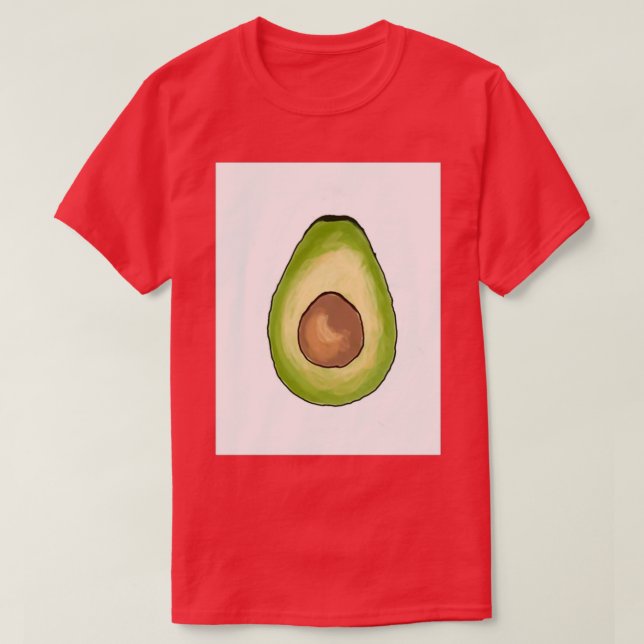 Camiseta aguacate 15 (Diseño del anverso)