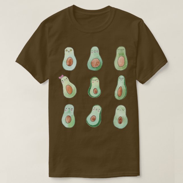 Camiseta Aguacate 2 (Diseño del anverso)