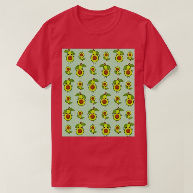 Camiseta Aguacate 2 (Diseño del anverso)