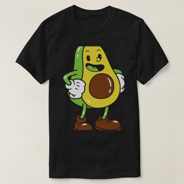 Camiseta Aguacate 3 (Diseño del anverso)