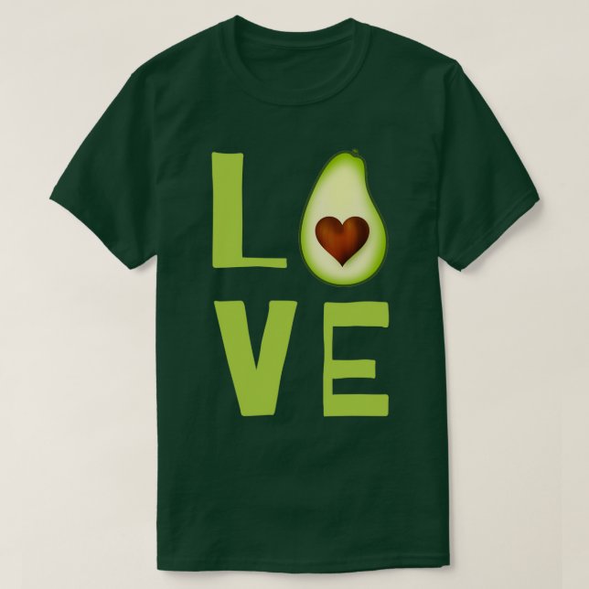 Camiseta Aguacate 3 (Diseño del anverso)