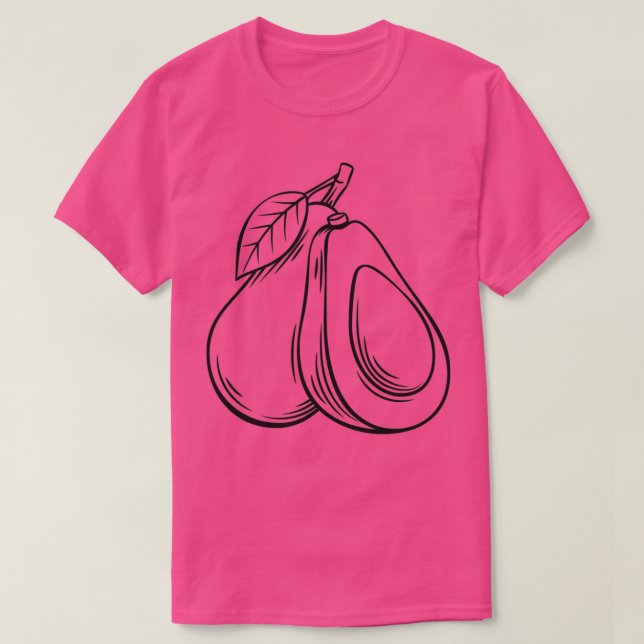 Camiseta Aguacate 4 (Diseño del anverso)